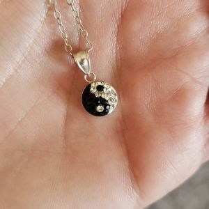 *4 for $20* Sterling Silver Swarowski Necklace